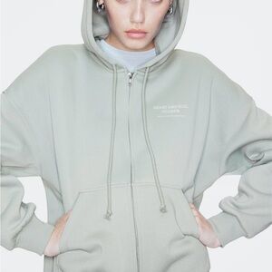Joy Division Hoodie Women's Mint Green Hoodie